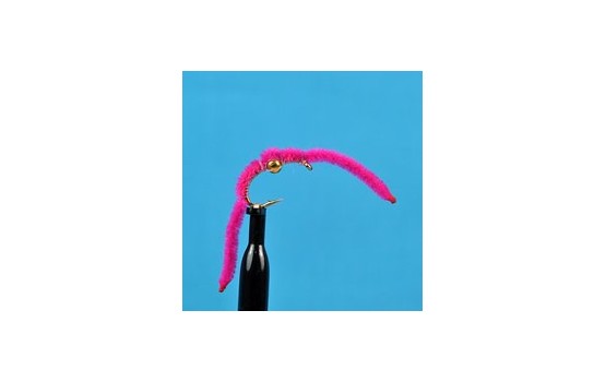 Bead Head San Juan Worm Hot Pink