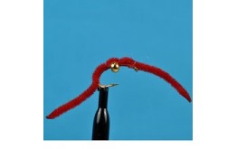 Bead Head San Juan Worm Red