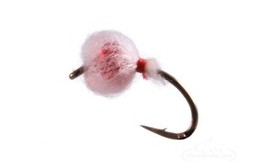 Egg Unreal Light Pink Red Bead