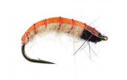 Red Ribbed Tan Czech Nymph