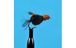Sparkle Caddis Pupa Black