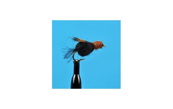 Sparkle Caddis Pupa Black