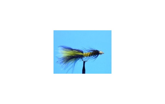 Bead Head Woolly Bugger Black Yellow