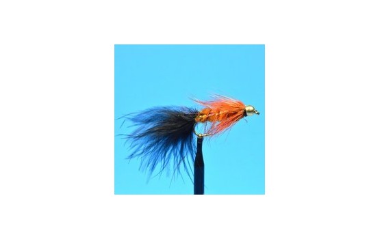 Bead Head Woolly Bugger Orange Black