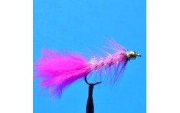 Bead Head Woolly Bugger Pink Krystal Flash