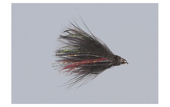 Conehead Black Marabou Muddler   WTD