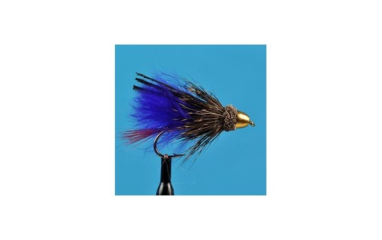 Conehead Marabou Muddler Purple