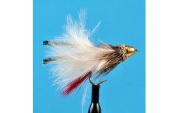 Conehead Marabou Muddler White