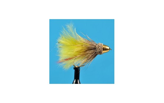 Conehead Marabou Muddler Yellow