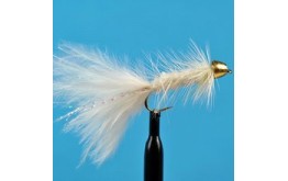 Conehead Woolly Bugger White