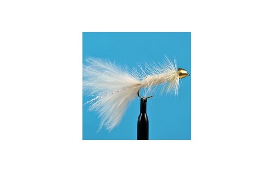 Conehead Woolly Bugger White
