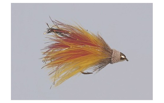 Conehead Yellow Marabou Muddler