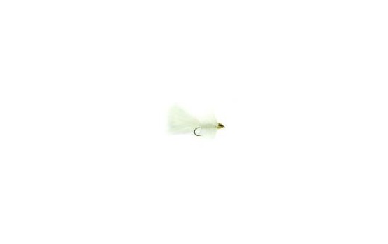 Golden Bullet Woolly Bugger White