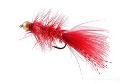 Krystal Flash Bugger Bead Head Red