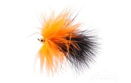 Marabou Black Orange Conehead