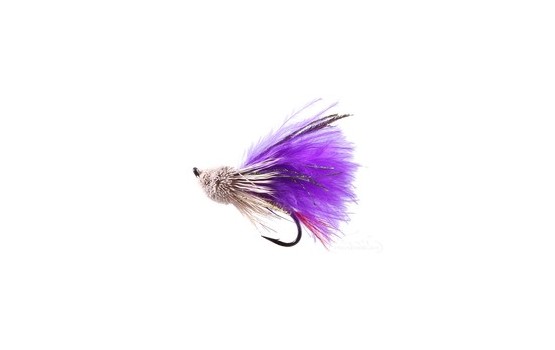 Muddler Minnow Marabou Purple Salmon