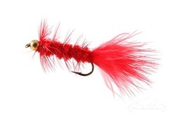 Wooly Bugger Bead Head Red