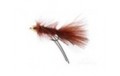 Wooly Bugger Cone Head Rubber Legs Brown