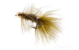 Wooly Bugger Cone Head Rubber Legs Olive