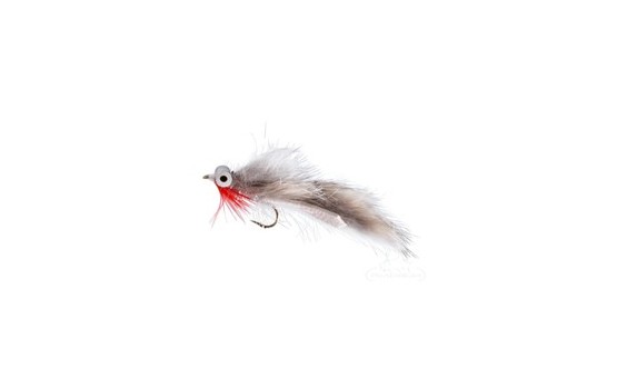 Zonker Lead Eye Silver Grizzly