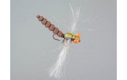 Realistic Foam Dragonfly Brown