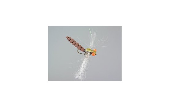 Realistic Foam Dragonfly Brown