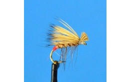 Elk Hair Caddis Tan W Red Butt