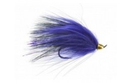 Marabou Conehead Black Purple