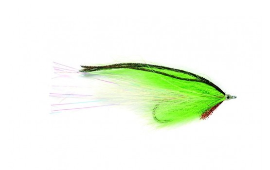Bucktail Chartreuse White