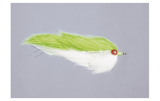 Chartreuse White Double Bunny