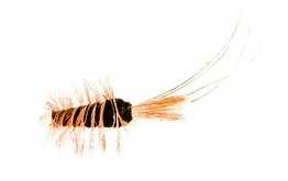 Frances Black Conehead   Copper Tube Fly