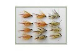 12 Dabblers   Hackled and Flaming Mayflies