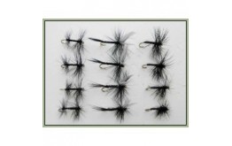 12 Dry Flies   Spider Gnat & Knotted Midge