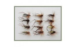 12 Hopper Flies   Mixed Colours