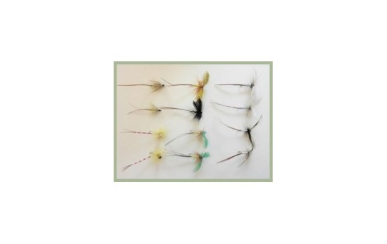 12 Mayflies inc French Partridge and Parachute
