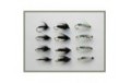 12 Wet Flies   Insect Green Black & Peacock Black Spider