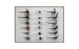 18 Dry Flies Adams Caenis and Blue Dun