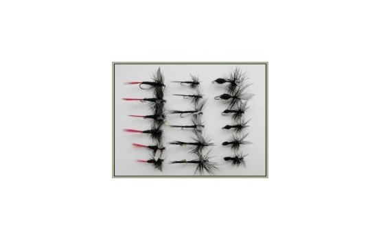 18 Dry Flies Gnats and Ants