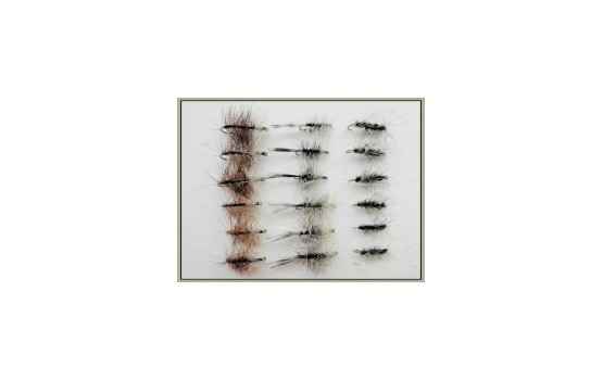 18 Dry Flies Loch Ordie Grizzly and Griffiths