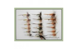 18 Dry Fly   Greenwell Tupps Spinner