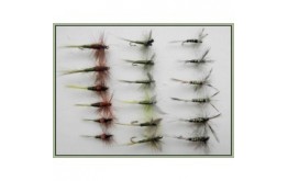 18 Dry Olive Flies