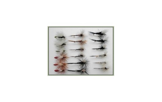 18 Parachute Dry Flies 5 Varieties