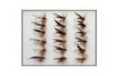 18 Sedge Flies   Silver Olive and Brown