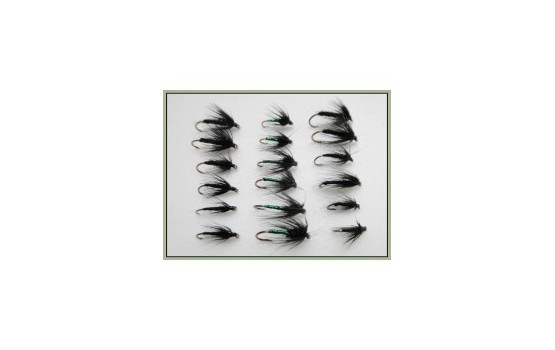 18 Wet Flies  Spider Variant and Lurex