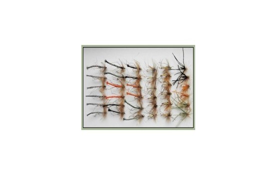 36 Daddy Long Legs Flies   Mixed Type