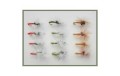 12 klinkhammer Dry Flies Beige Red and Olive