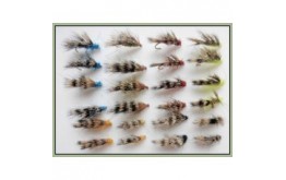 24 Sedgehog Flies   6 Colours