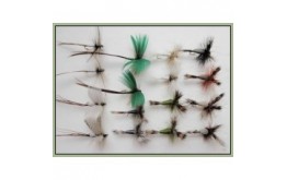 16 Mayflies Drakes Humpy and Wulff Mayflies