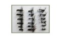 18 Dry Flies   Ant Black & Peacock and Knotted