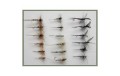 18 Dry Flies   Grey Duster Kites Imp and iron Blue